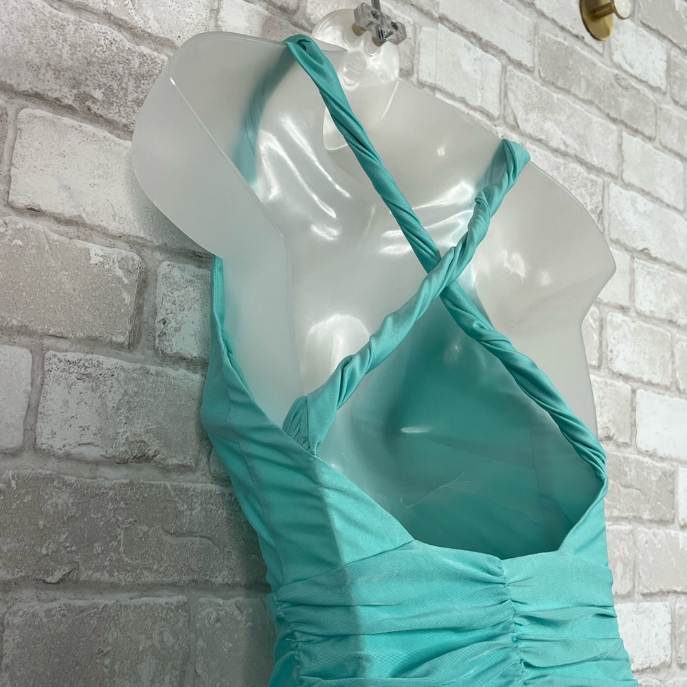 NWT Tiger Mist Ethan Bodycon Dress Teal Blue - Picture 14 of 16